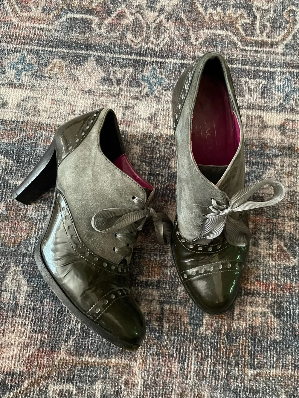 Coach Claudine Oxford heeled bootie